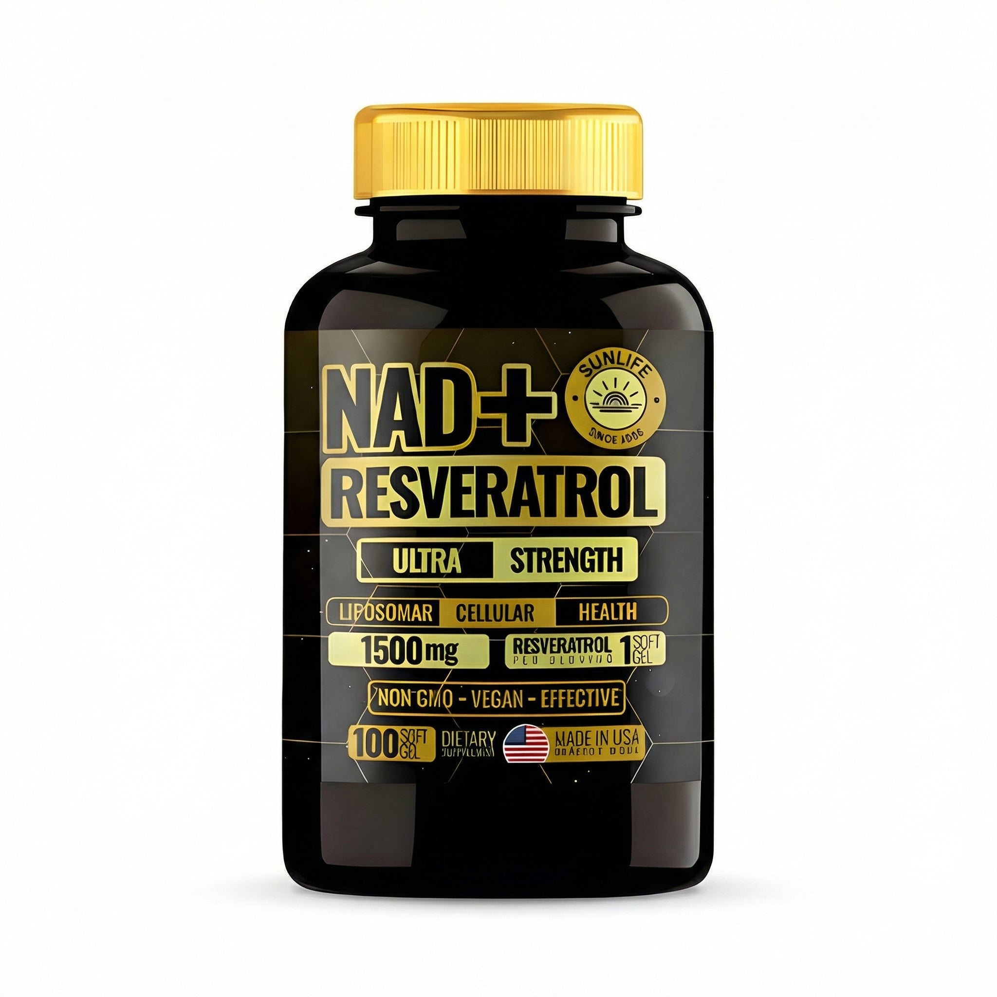 Nad + Resveratrol -100 capsulas